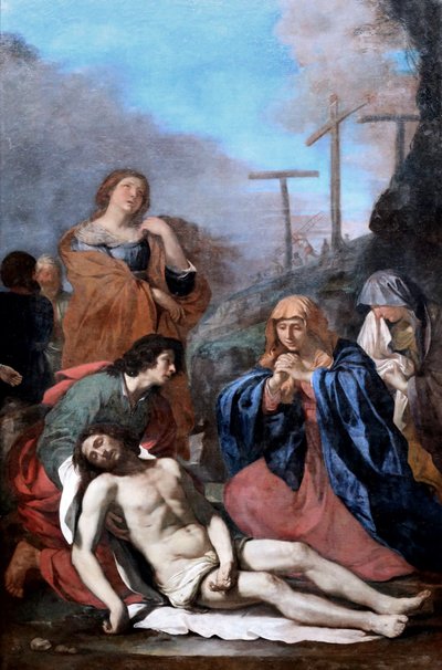 De Pietà door Guercino